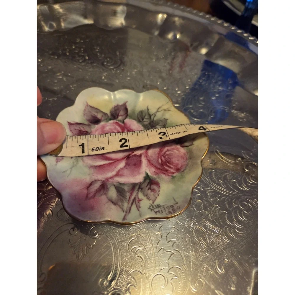 vintage limoges porcelain trinket dish
